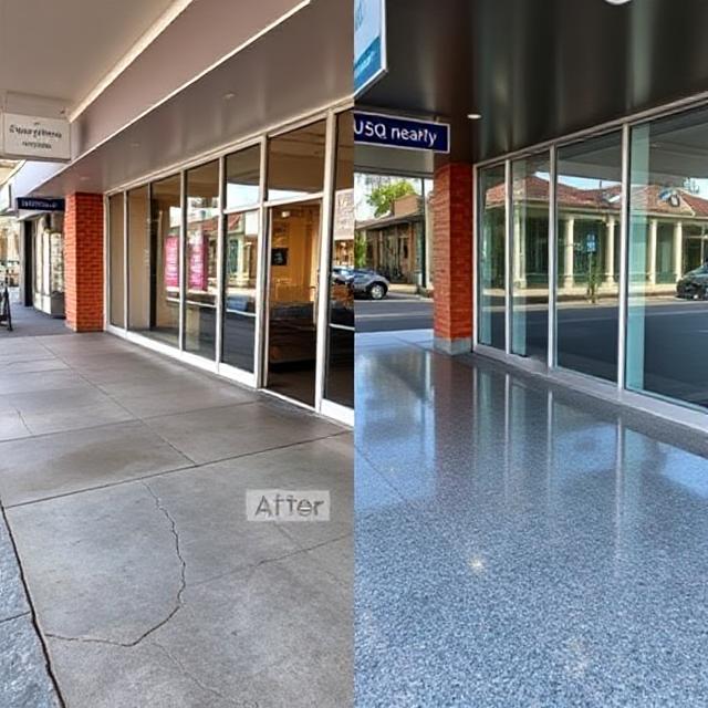 Commercial epoxy flooring transformation completed in Darling Heights, Toowoomba