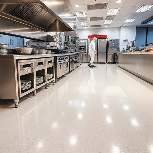 Seamless epoxy flooring solution in a Toowoomba food and beverage facility